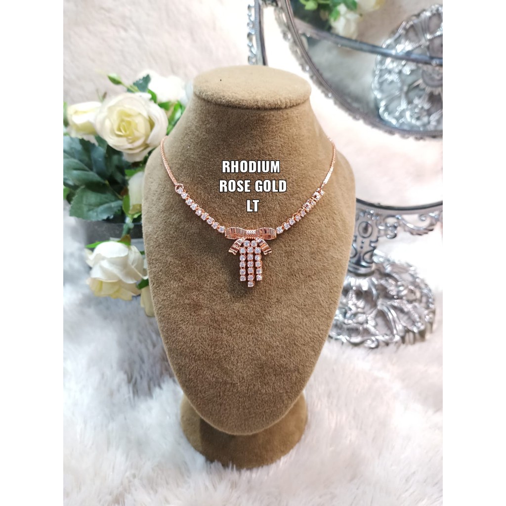 Kalung Imitasi Tura Berlian