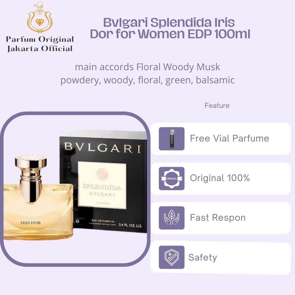 Parfum Parfume Perfume Asli Perawatan Kecantikan Original Import Branded Wanita Perempuan Cewek Bvlg