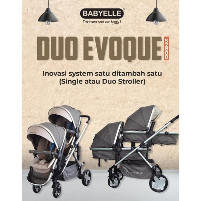 babyelle stroler duo evoque