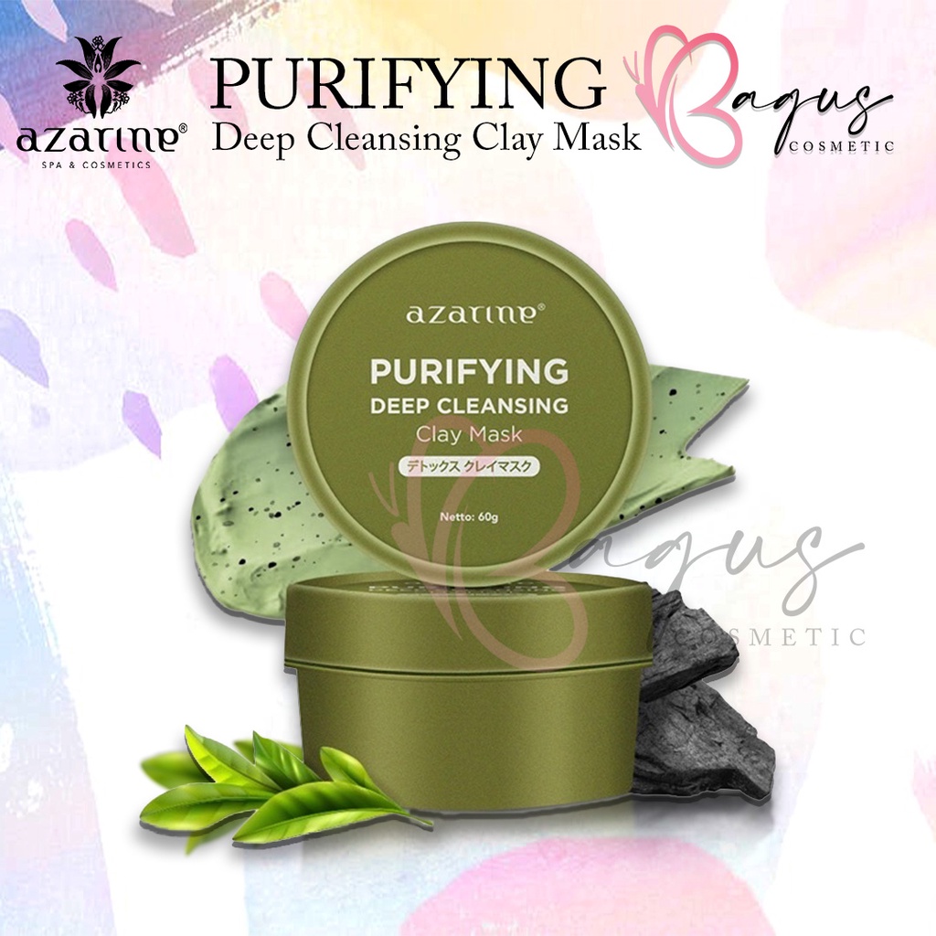 ⭐ BAGUS ⭐ AZARINE PURIFYING DEEP CLEANSING CLAY MASK 60gr | Masker Wajah