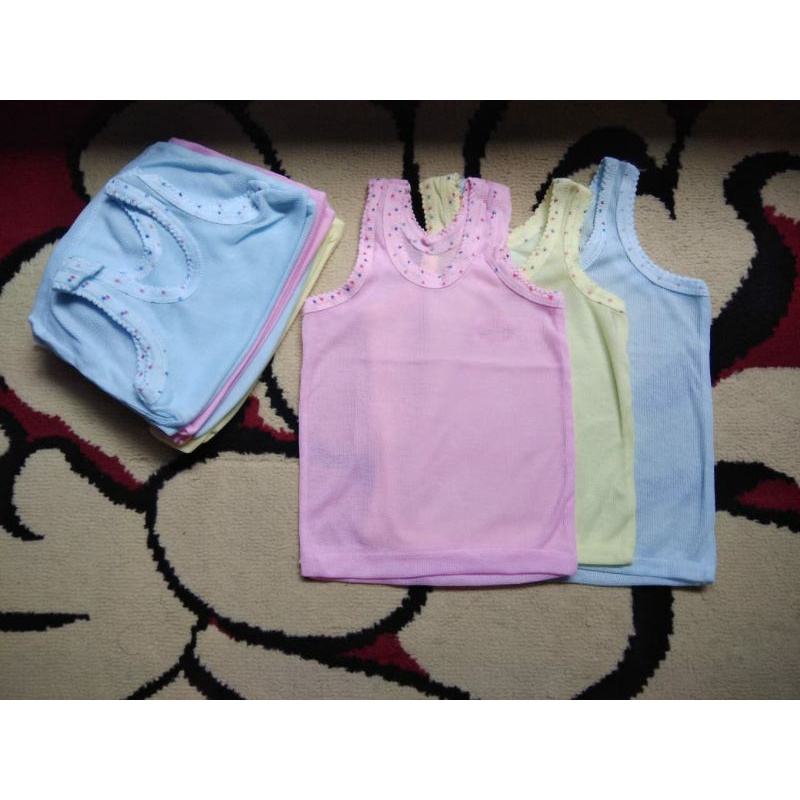 singlet anak warna lusinan murah