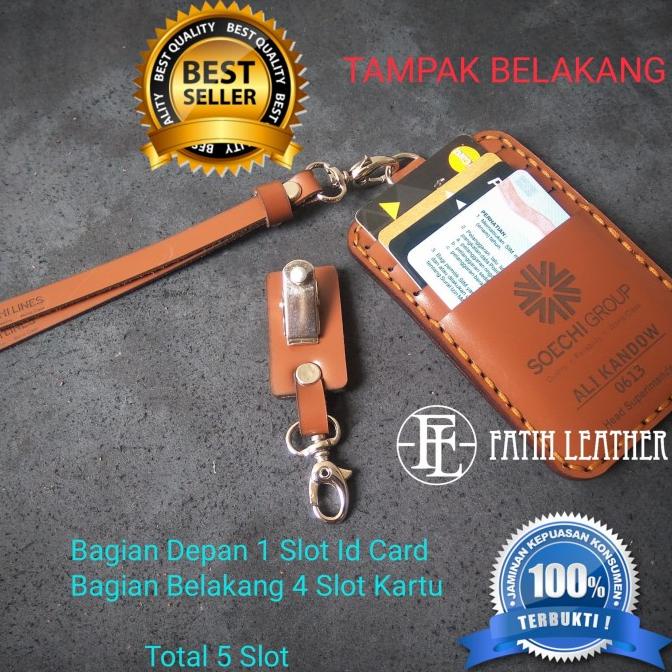 

[[COD]] NAME TAG HOLDER KULIT | IDCARD HOLDER KULIT | GANTUNGAN ID C BERMUTU Kode 552
