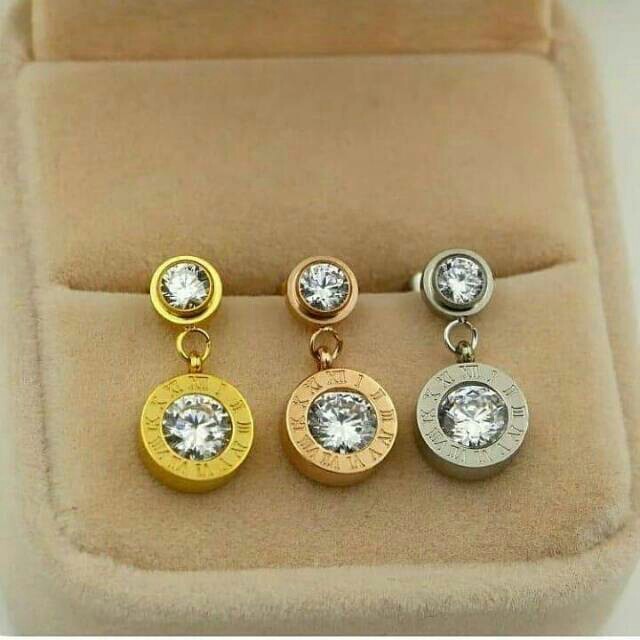 GG Anting Tusuk Bv*LGARI Titanium #AT-BVES