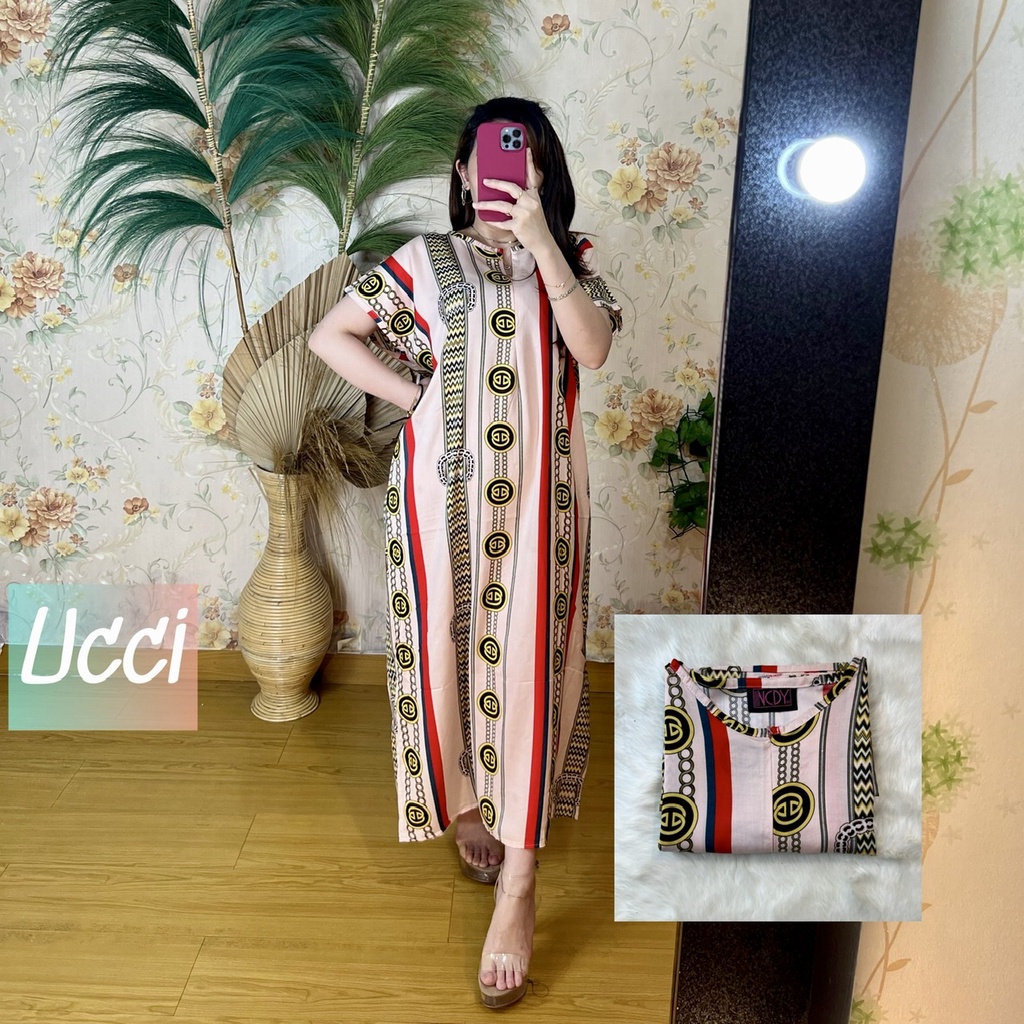 PART1 NCDY HOMEWEAR DASTER PANJANG SEMATA KAKI LD 130cm BUSUI FRIENDLY JUMBO-Ucci