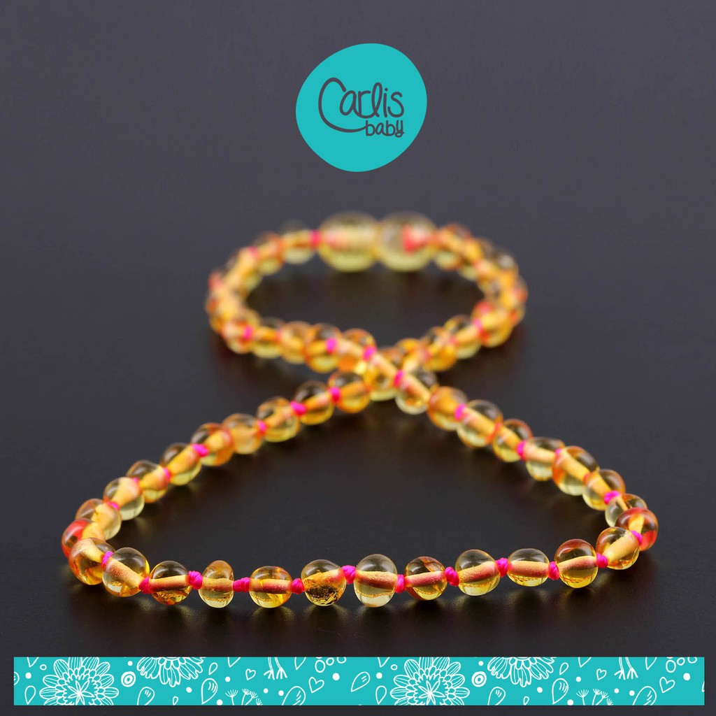 XB54LC-P Kalung Amber Tumbuh Gigi Bayi By Carlis Baby