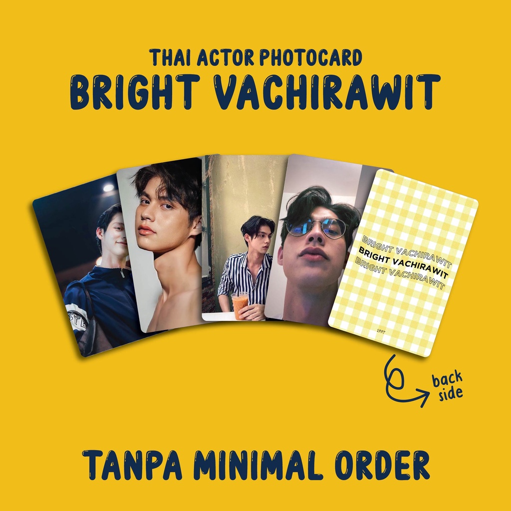 [UNOFFICIAL] THAI ACTOR - BRIGHT VACHIRAWIT PHOTOCARD