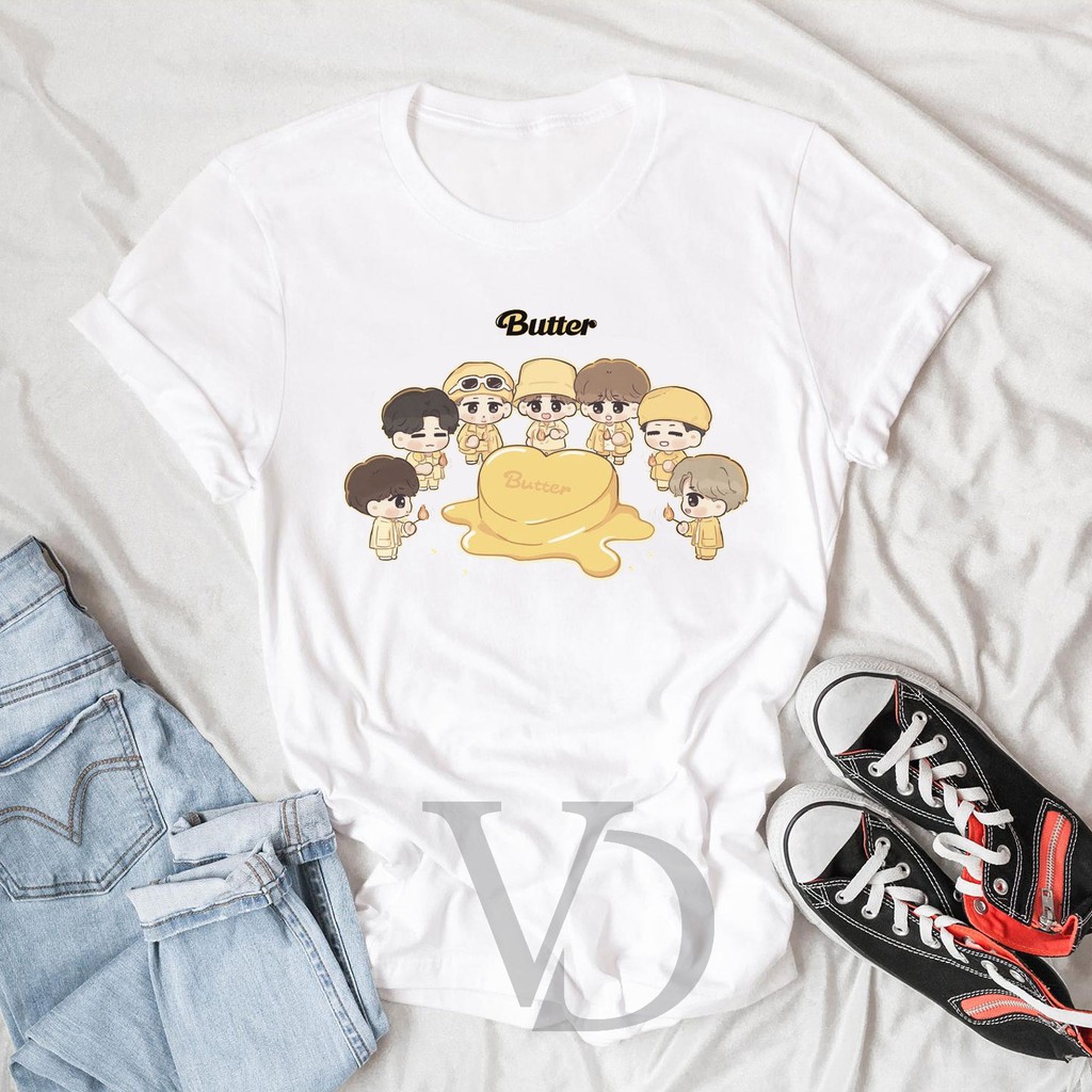 kaos army butter / baju army big hit entertainment / baju jumbo / tshirt tee / oversized tee