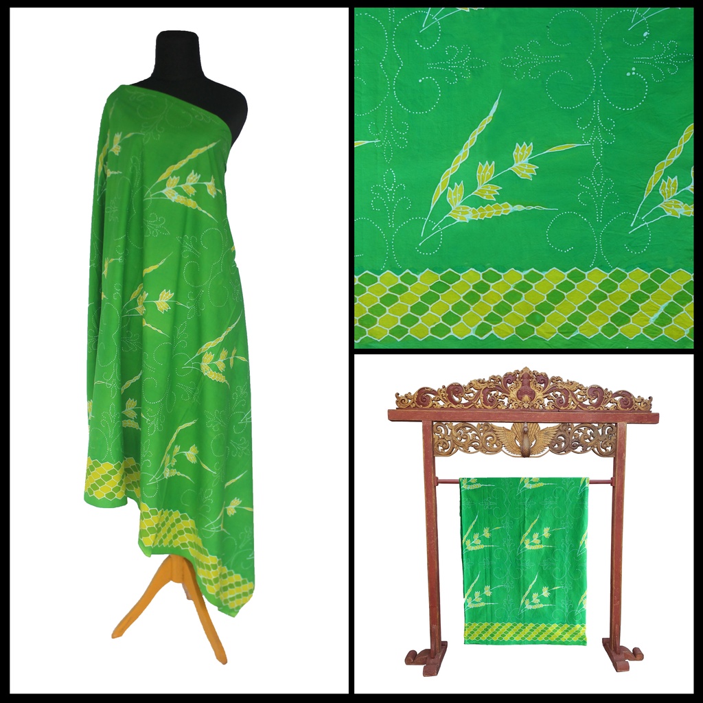 Bahan Batik, Kain Batik Tulis Motif Janur Asli |Asli Madiun