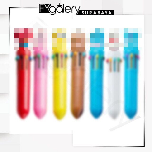 FYGALERYSURABAYA PN01 Pulpen Karakter BT-21 Gel Pulpen 10 Warna Ballpoin