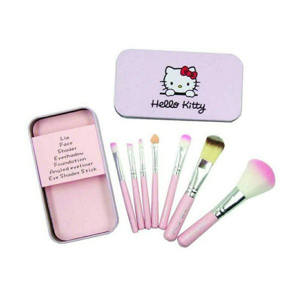 Hello Kitty Kuas Set Make up isi 7 pcs