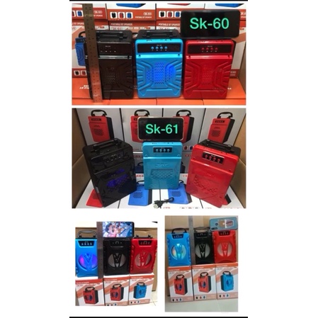 SPEAKER BLUETOOTH MINI SK-60, SK-61, SK-62