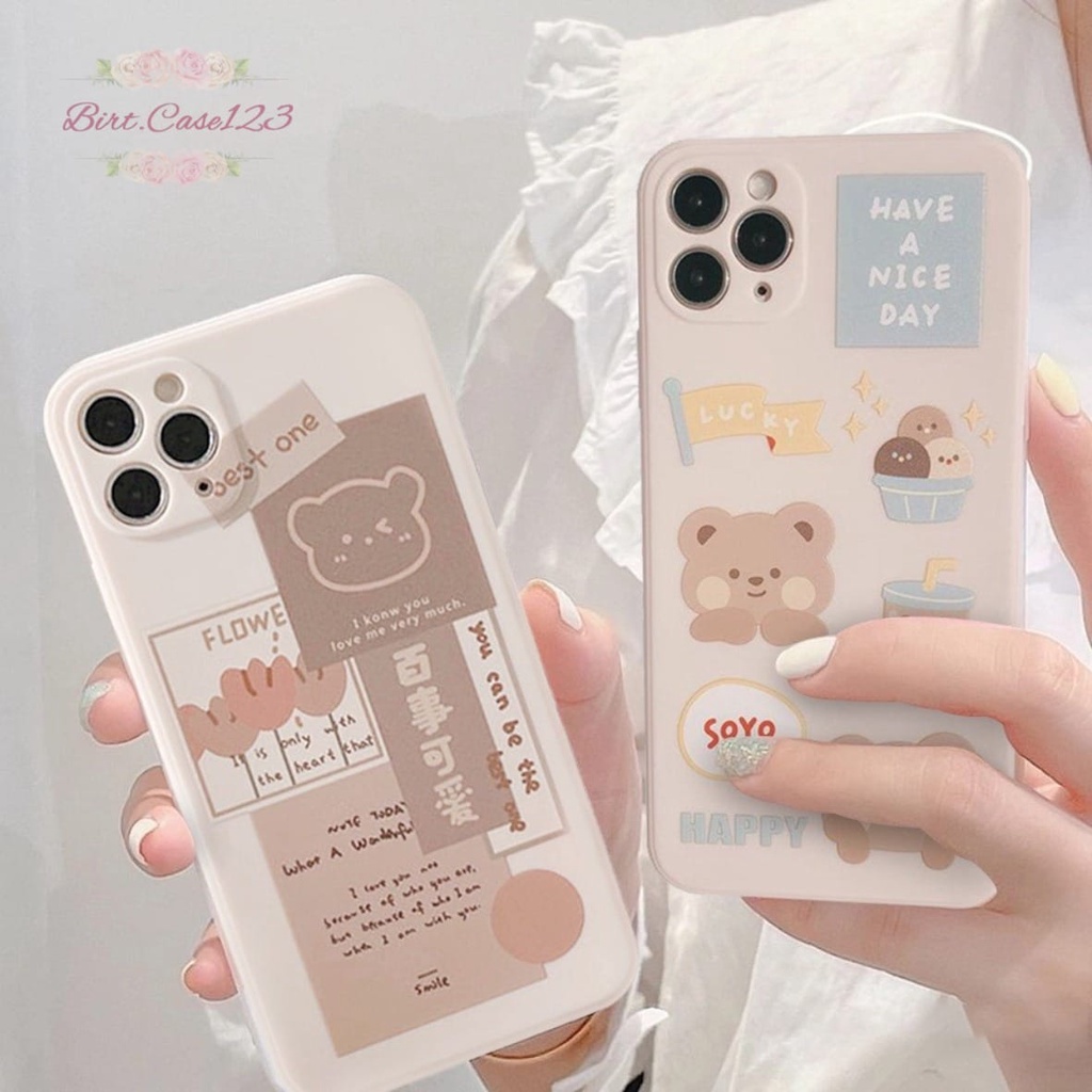 SOFTCASE MACARON PELINDUNG KAMERA CUSTOM CUTE OPPO VIVO SAMSUNG REALME XIAOMI IPHONE INFINIX FOR ALL TYPE BC6601