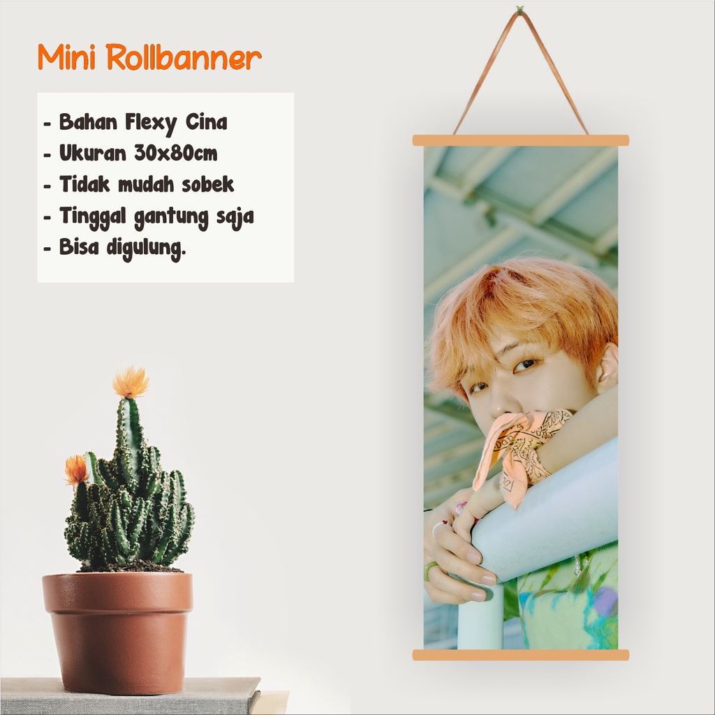 MINI ROLL BANNER JISUNG NCT DREAM HELLO FUTURE