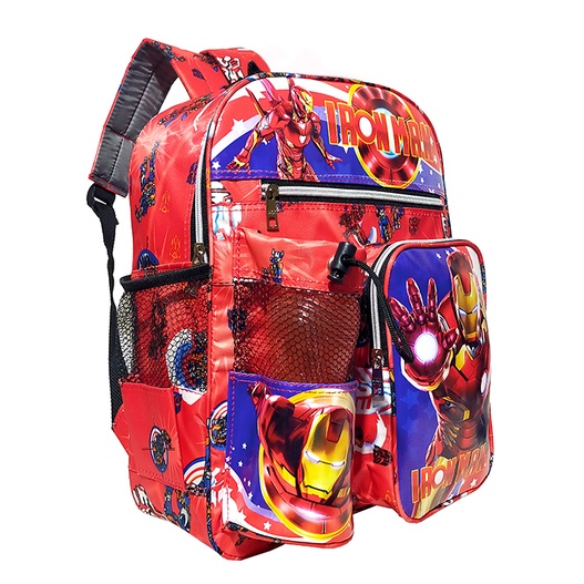 Tas Ransel Mini FREE BOTOL!! anak Sekolah PAUD/TK karakter IRON MAN