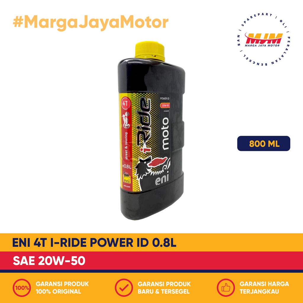 Eni 4T Power ID 20W/50 800ml Eni Oil 0.8L