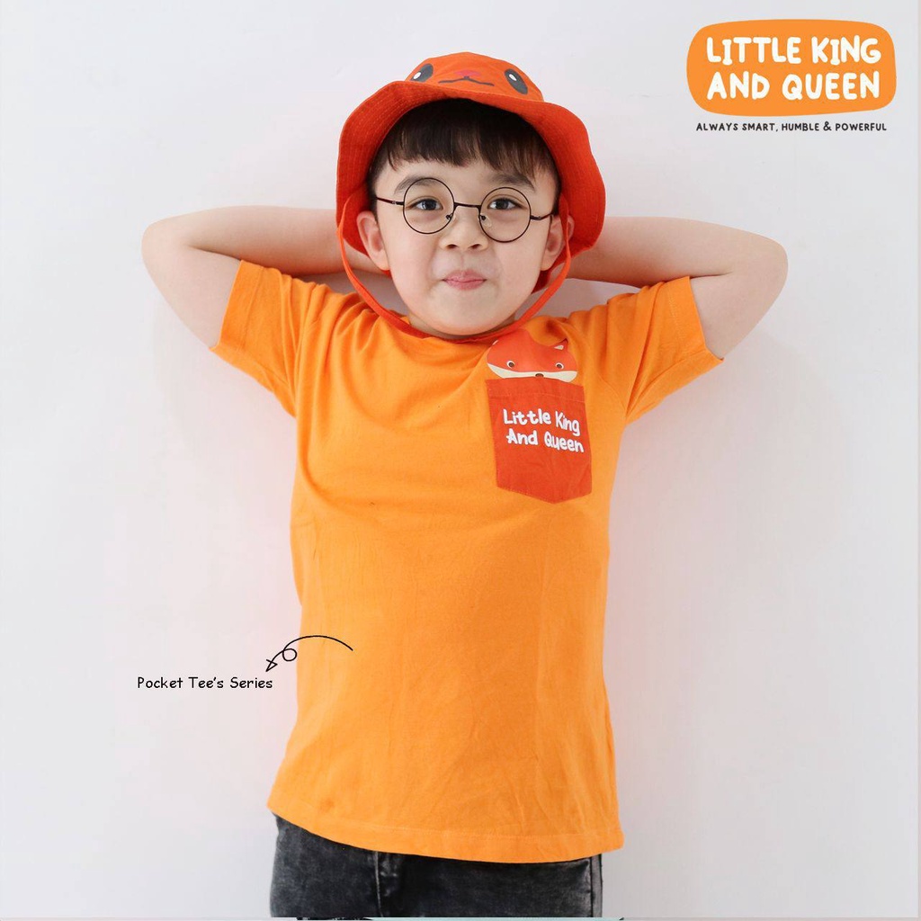 Pocket Tees and 3d bucket Little King and Queen