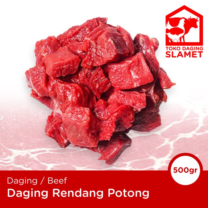 

Daging Rendang Potong 500gr