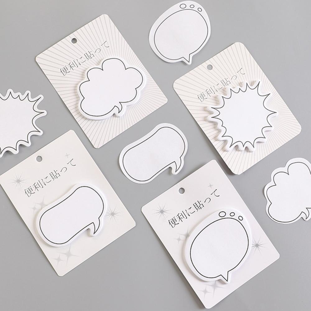 Lanfy Memo Pad Dialog Box Self-Adhesive Stationery Kertas Catatan