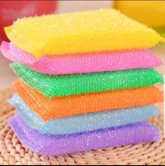 Spons cuci piring warna warni / sponge cuci piring warna