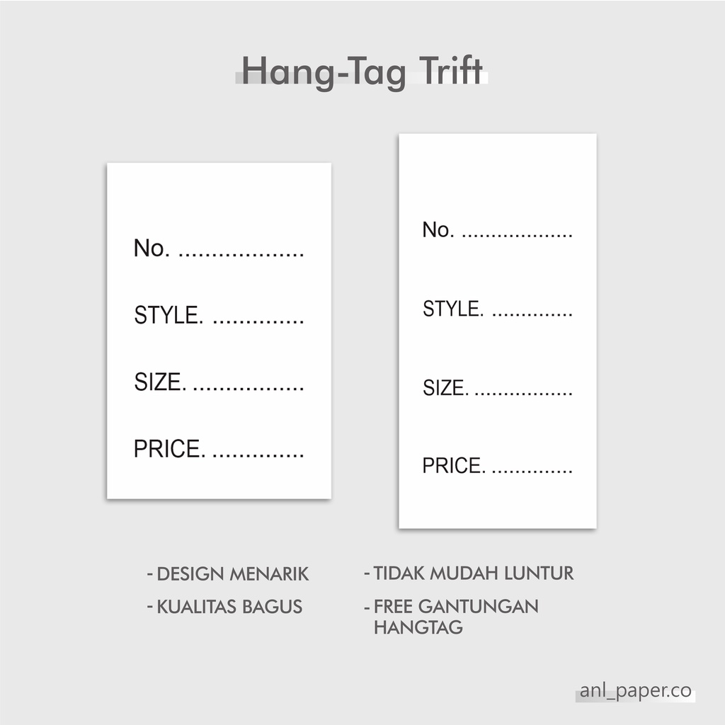 

Hang Tag Desain Price Tag Label Baju Hangtag Toko Hangtag Logo Stiker Merek Label Lebel Olshop Jualan Bisnis Fashion Tali Hantag Usaha Toko Murah No Style