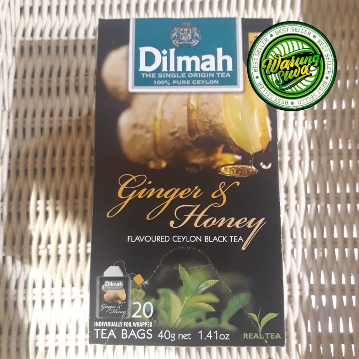 

Dilmah Envelope ginger & honey 20's box