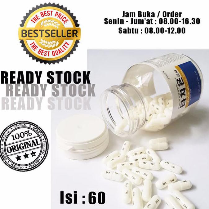 Perawatan Kulit/ Pil Pemutih Badan Isi : 60 Tathion / Tathione Korea, Dijamin Asli/Ori