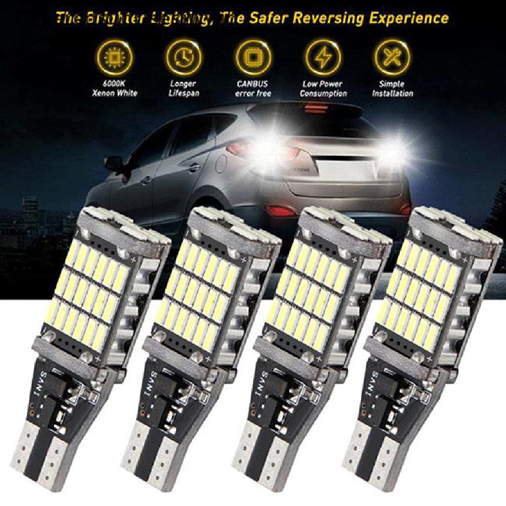 Theredsunrisesiwy.Id 2pcs Bohlam Led Canbus T16 T15 921 W16W Untuk Lampu Mundur Mobil