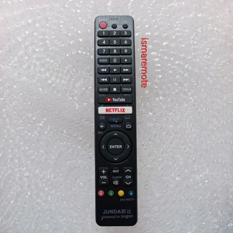 REMOTE REMOT TV Sharp LCD LED Smart Android TV GB326WJSA IR (Non Voice Command)