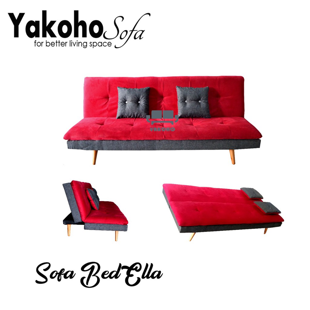 FREE ONGKIR PENGIRIMAN BANDAR LAMPUNG Sofa Bed Ella / Retro / sofabed minimalis modern multifungsi
