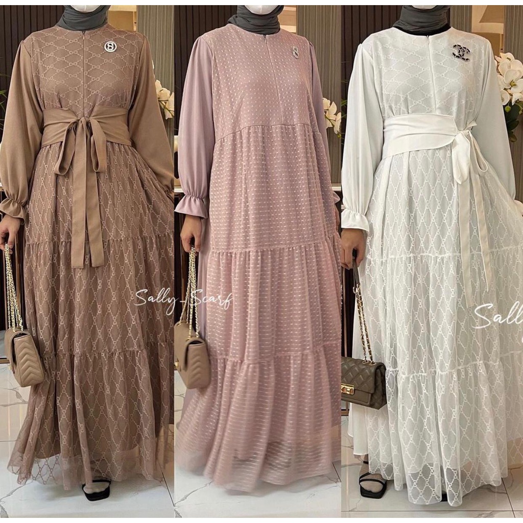 ALIA DRESS SALLY SCARF