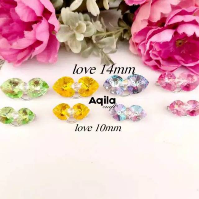 PENITI SWAROVSKI LOVE 14MM ORI