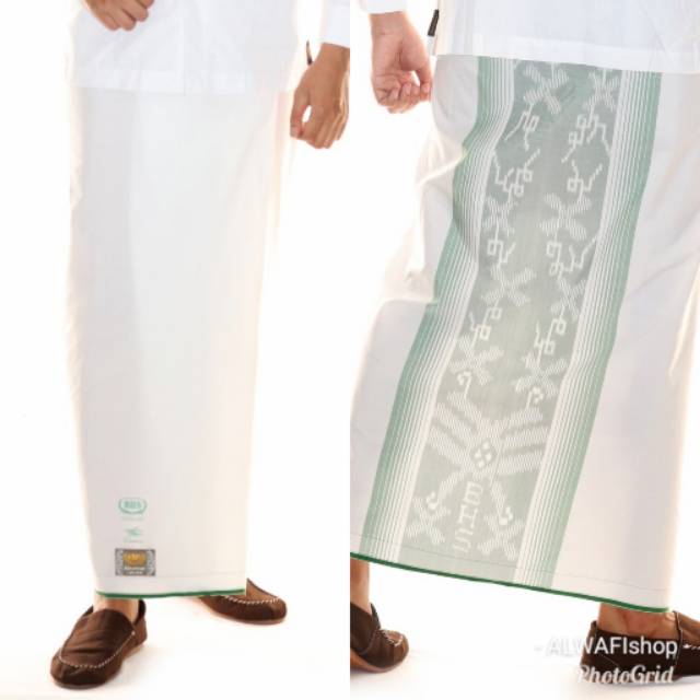 Sarung BHS Mercerized Excellent Putih Polos