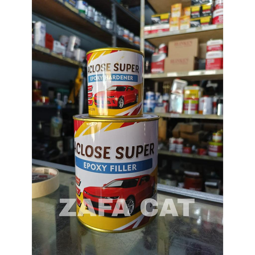 DNT Epoxy Filler Aclose Super,Cat Dasar Kayu/Logam/Mobil 1kg | ZAFA CAT