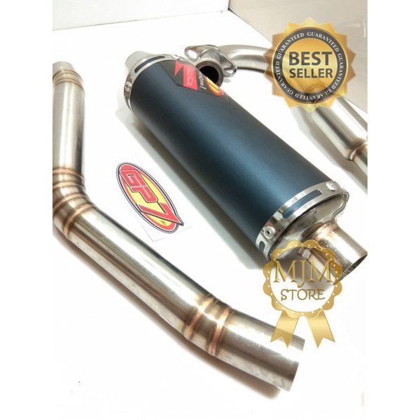 Knalpot Gp 7 Ballistic Standar Kompetisi Motor KLX 150 - Dtracker