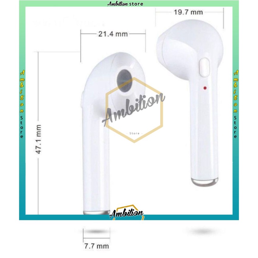 NEW!!! Handset Bluetooth i7S Earphone Bluetooth i7S Wireless Wireless Hansfree Hansfree [bisa COD]