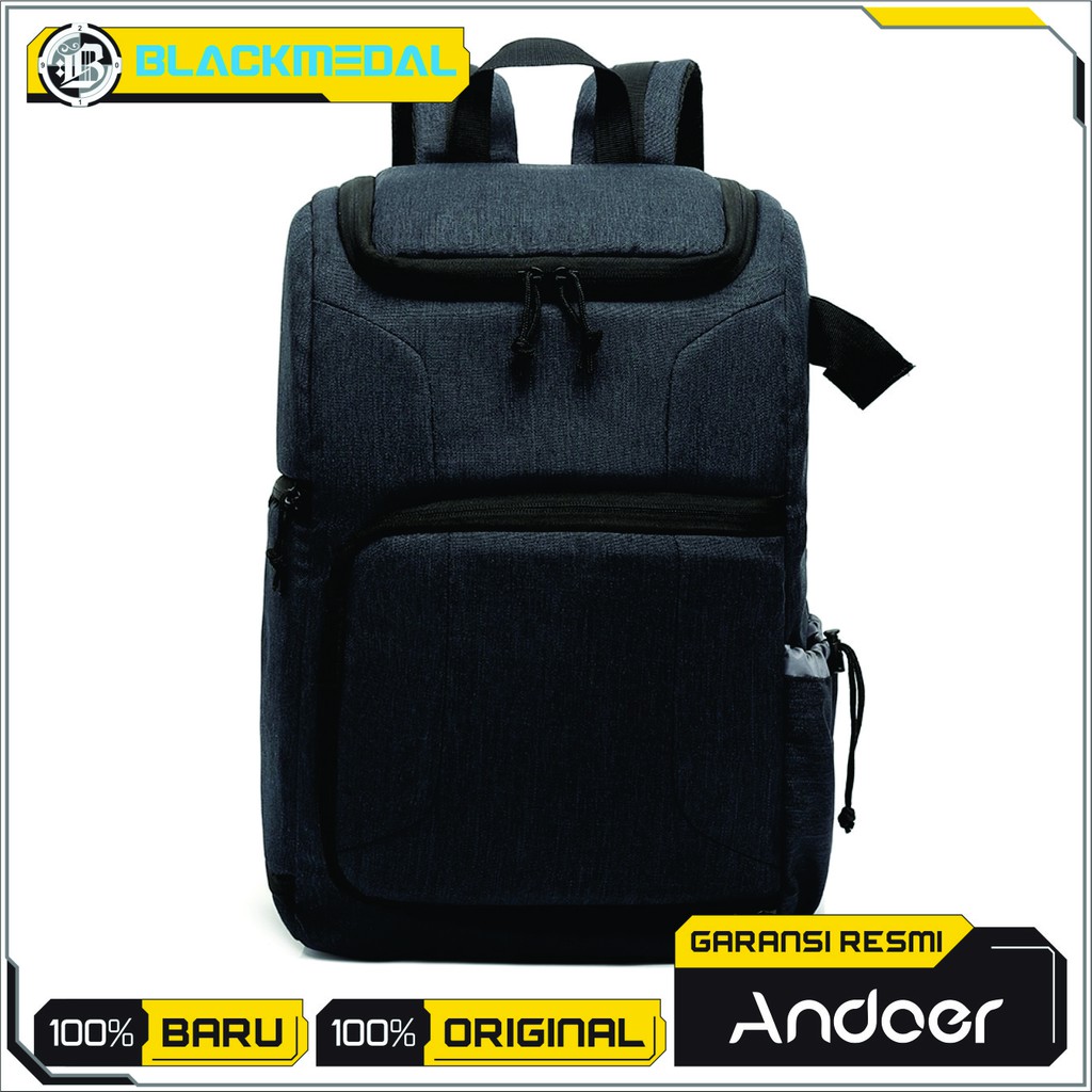Andoer Ransel Kamera Berpergian, Tas Kamera Multifungsi Tahan Air Kapasitas Besar Portabel