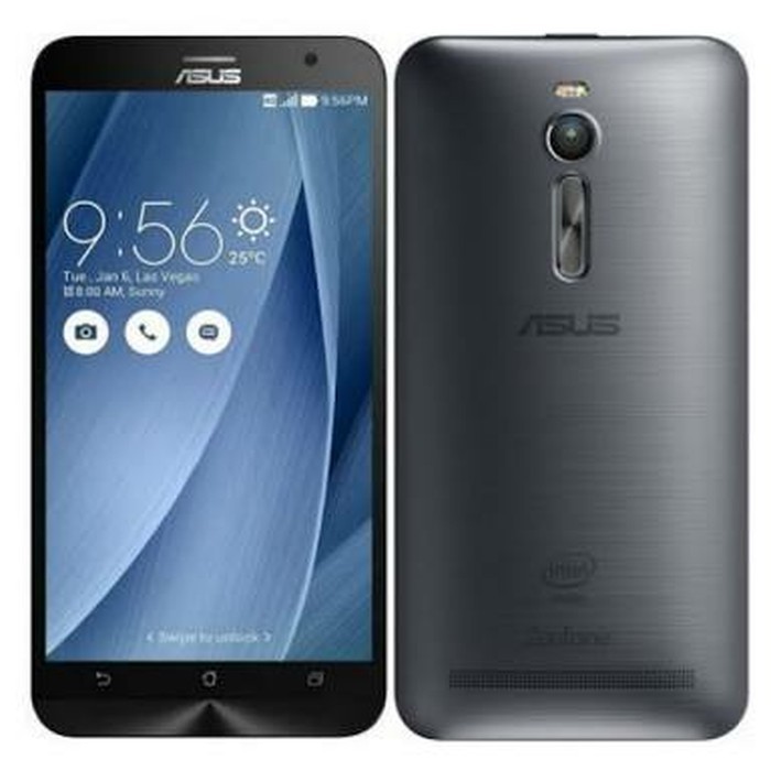 [33] asus zenfone 2 ze551ml ram 4gb internal 64gb - Abu-abu Handphone / Phone / HP