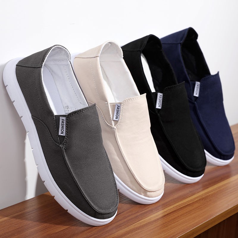 Sepatu Slip On Santai Bahan Kanvas 