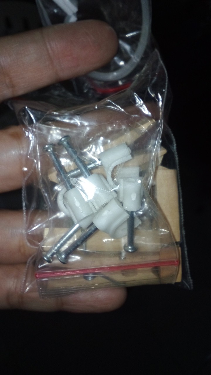 Klem Kabel Perklip Isi 6pcs (untuk Tambahan Paku Pemasangan)