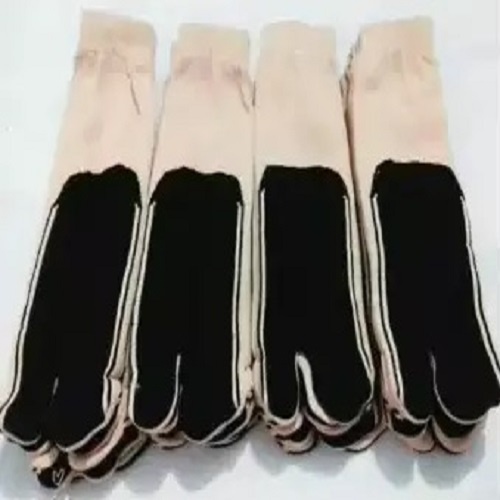 Kaos Kaki Jempol Telapak Hitam Nylon Premium Wanita Muslimah