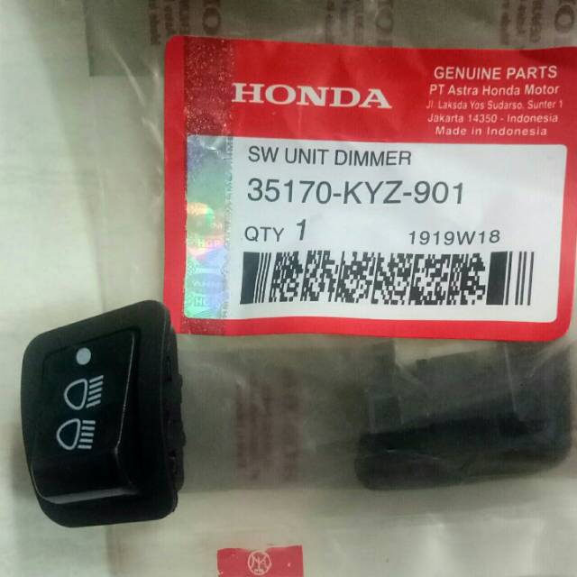 SAKLAR LAMPU BEAT ESP, BEAT NEW, SCOOPY FI REVO. 3 FUNGSI.