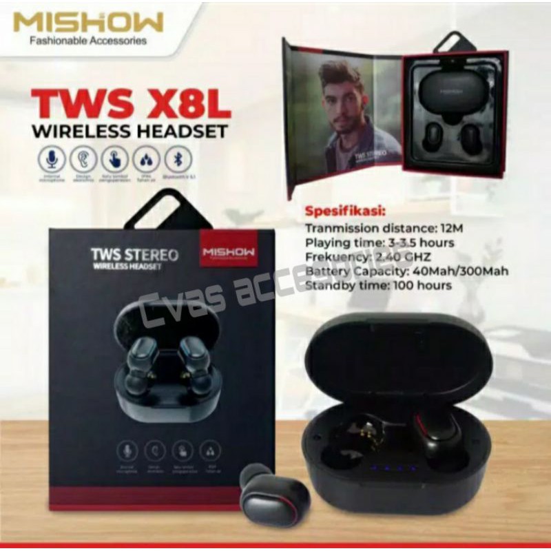 MISHOW Wireless Headset X8L BT V.2