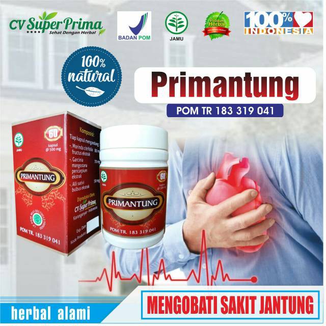 

kapsul obat jantung Herbal obat jantung jamu obat jantung (primantung)