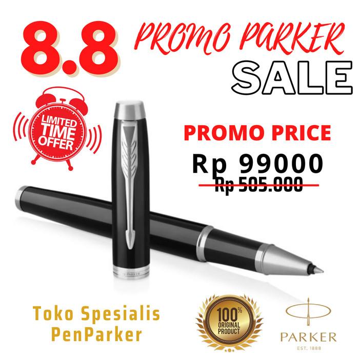 

Premium Parker Im Black Chrome Trim Rollerball - Original