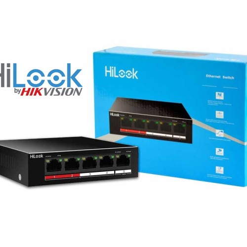 HILOOK Switch Hub POE 4 Port NS 0105P 35 B Fast Ethernet Unmanaged