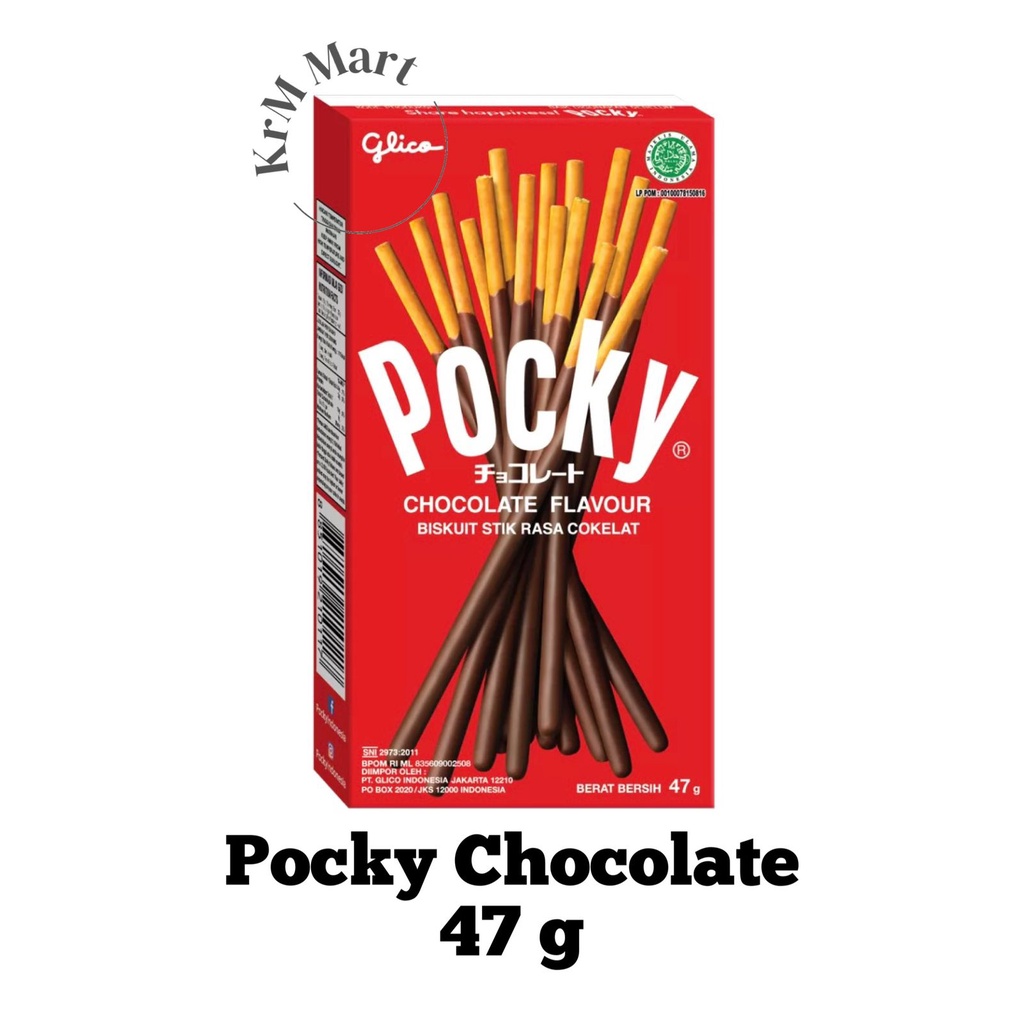 

Glico Pocky Cokelat 47 gr biskuit stik 47gr coklat chocolate