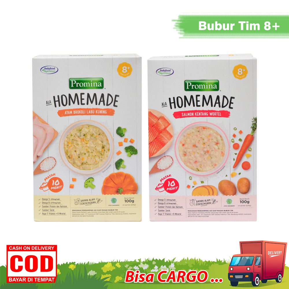 Promina Homemade Bubur Beras Tim Bayi ala Home Made Bubur Bayi Bubur Tim 100 gr