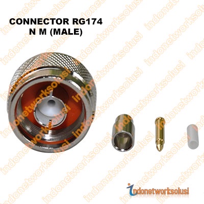 KONEKTOR CONNECTOR RG174 N M (MALE)