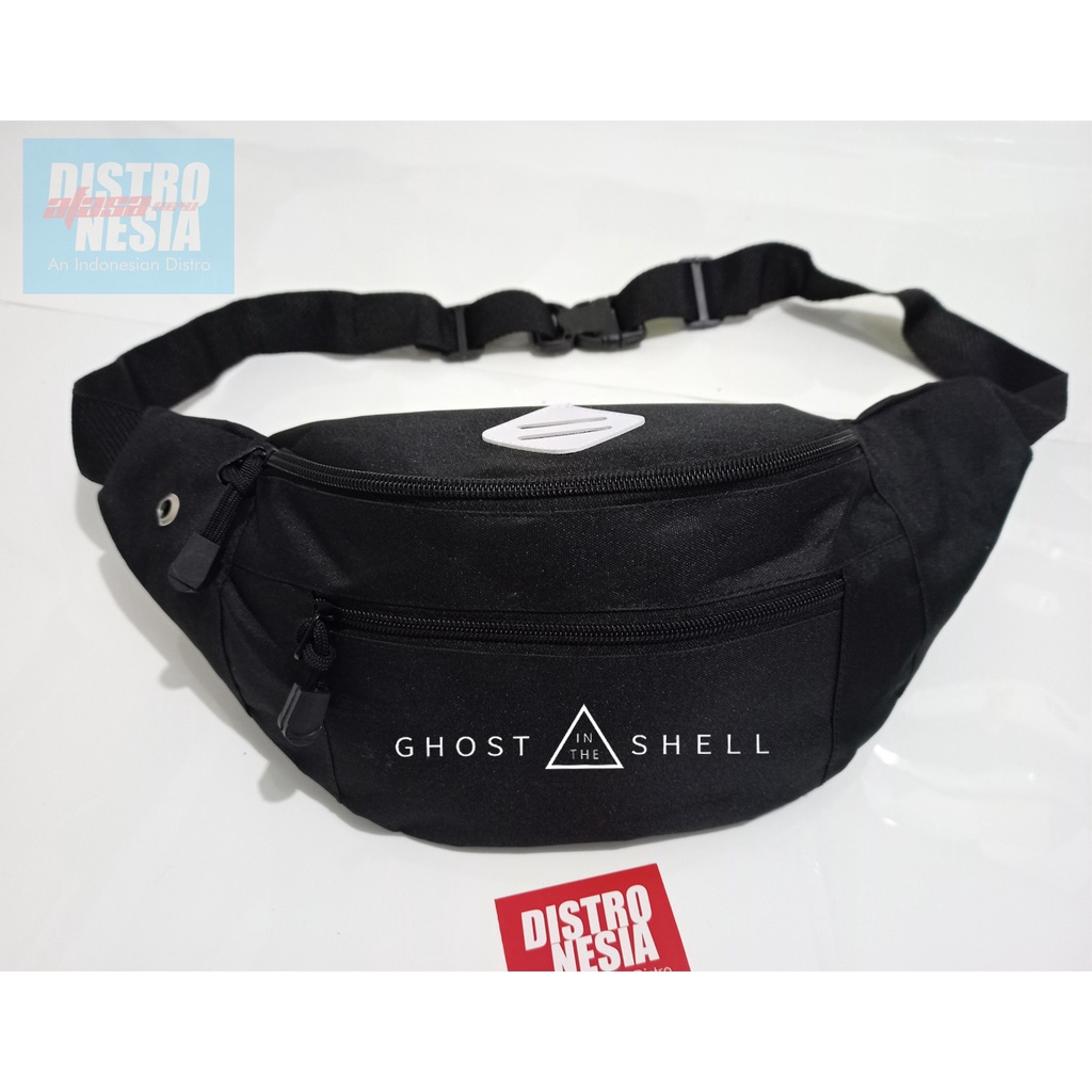SLINGBAG/TAS SELEMPANG PRIA ANIME GHOST IN THE SHELL , WAISTBAG GHOST IN THE SHELL TAS SLEMPANG