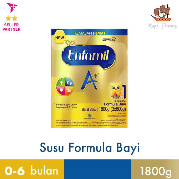 (Produk Terbaru) Enfamil A+1 1800 Gram